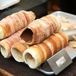 Nutella-filled chimney cakes<br>
